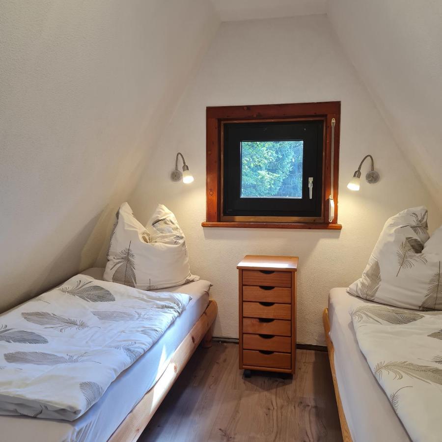 Wanderhütte und Ferienhaus Zum Bernhardsthal Exterior foto